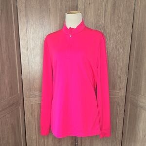 Nike Women Pullover Bright Pink Long Sleeve Top
